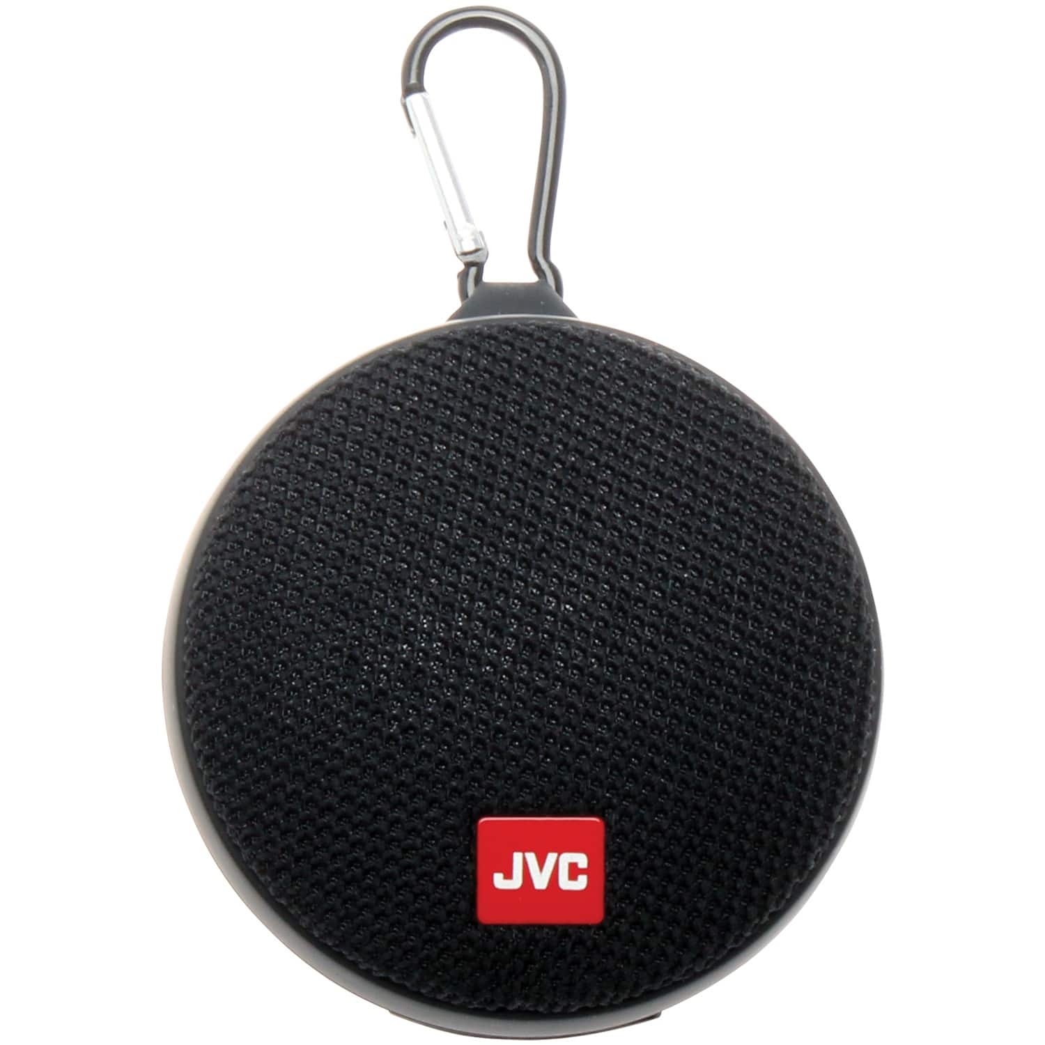 Front. JVC - Portable Bluetooth Water-Resistant Speaker - Black.