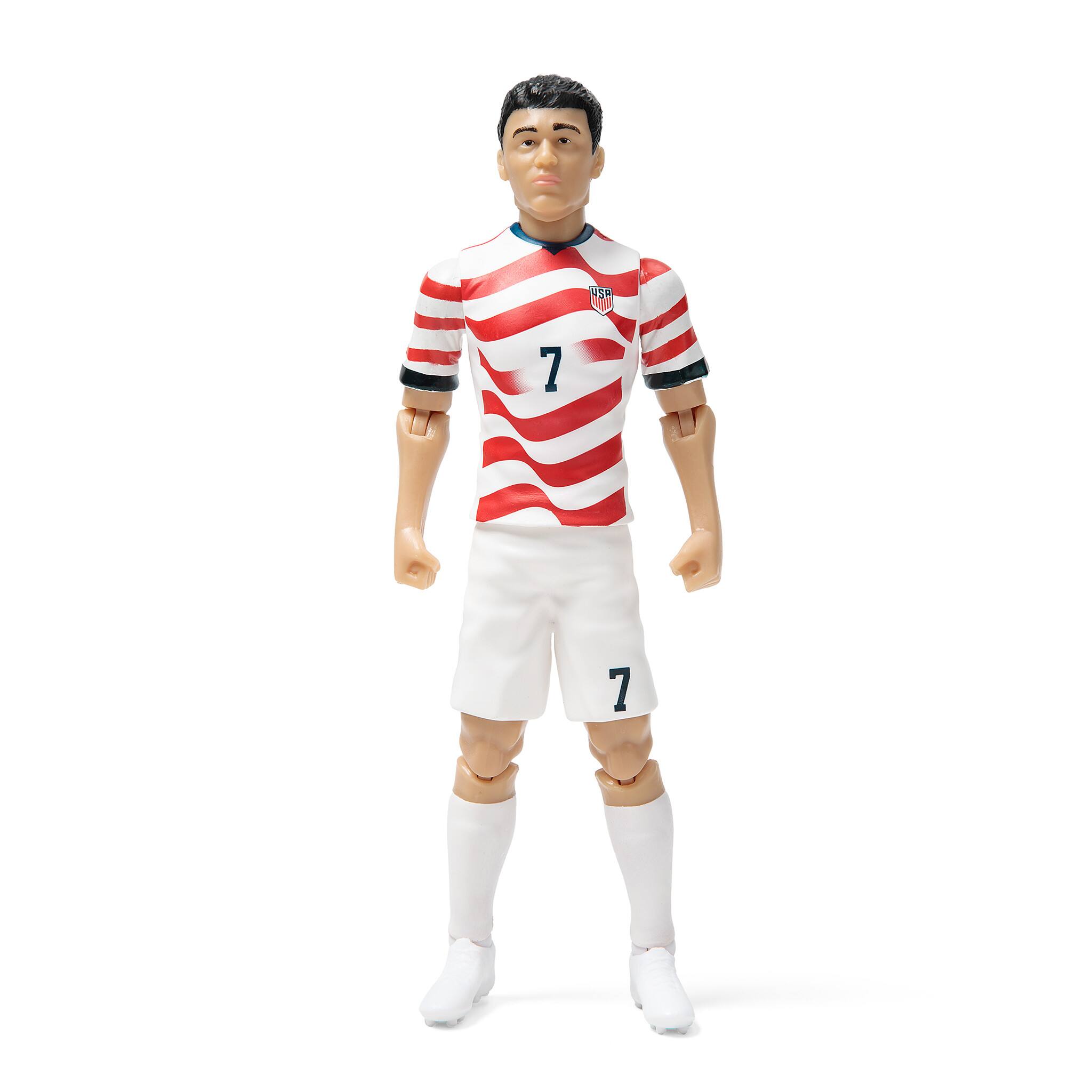 Front. Banbo Toys - Banbo Toys SOCKERS 2026 USMNT Gio Reyna 8" Collectible Soccer Action Figure.