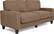 Left. Serta - RTA Martinique Collection 78" Fabric Sofa - Dominica Earth.