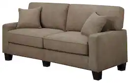Serta - RTA Martinique Collection 73" Fabric Sofa - Dominica Earth