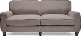 Serta - RTA Martinique Collection 78" Fabric Sofa - Kona Gray