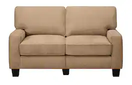 Serta - RTA Martinique Collection 61" Fabric Loveseat Sofa - Navarre Beige