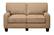 Front. Serta - RTA Martinique Collection 61" Fabric Loveseat Sofa - Navarre Beige.