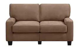 Serta - RTA Martinique Collection 61" Fabric Loveseat Sofa - Dominica Earth