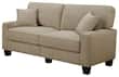 Serta - RTA Martinique Collection 73" Fabric Sofa - Navarre Beige - Larger Front