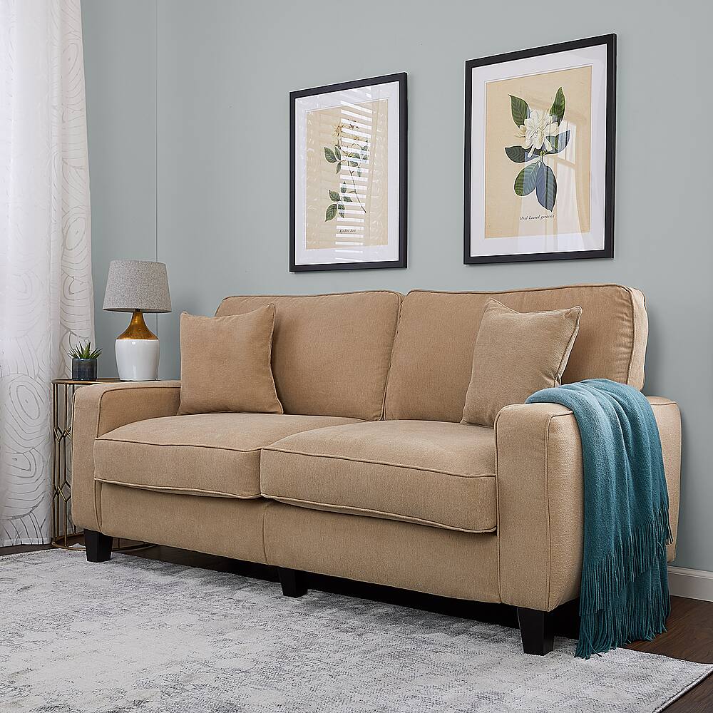 Alt View 11. Serta - RTA Martinique Collection 73" Fabric Sofa - Navarre Beige.