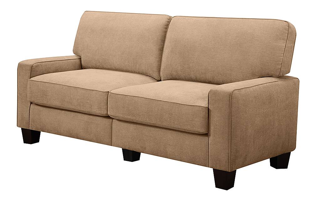 Left. Serta - RTA Martinique Collection 73" Fabric Sofa - Navarre Beige.