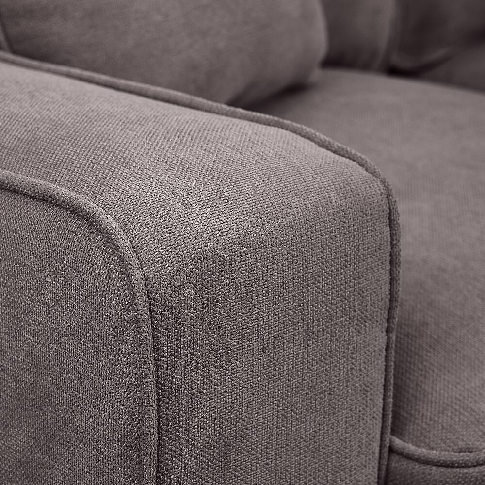 Alt View 12. Serta - RTA Martinique Collection 61" Fabric Loveseat Sofa - Kona Gray.