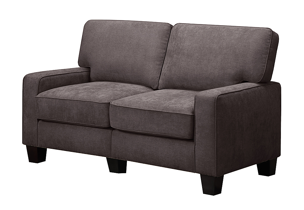 Left View: OSP Home Furnishings - Russell L-Shape Sectional Sofa - Navy