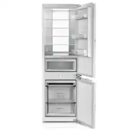 Ca'Lefort - 22" Panel Ready Refrigerator with Bottom Freezer, 3-zone Temperature Control, Built-in ,Perfect for Modern Kitchens - White