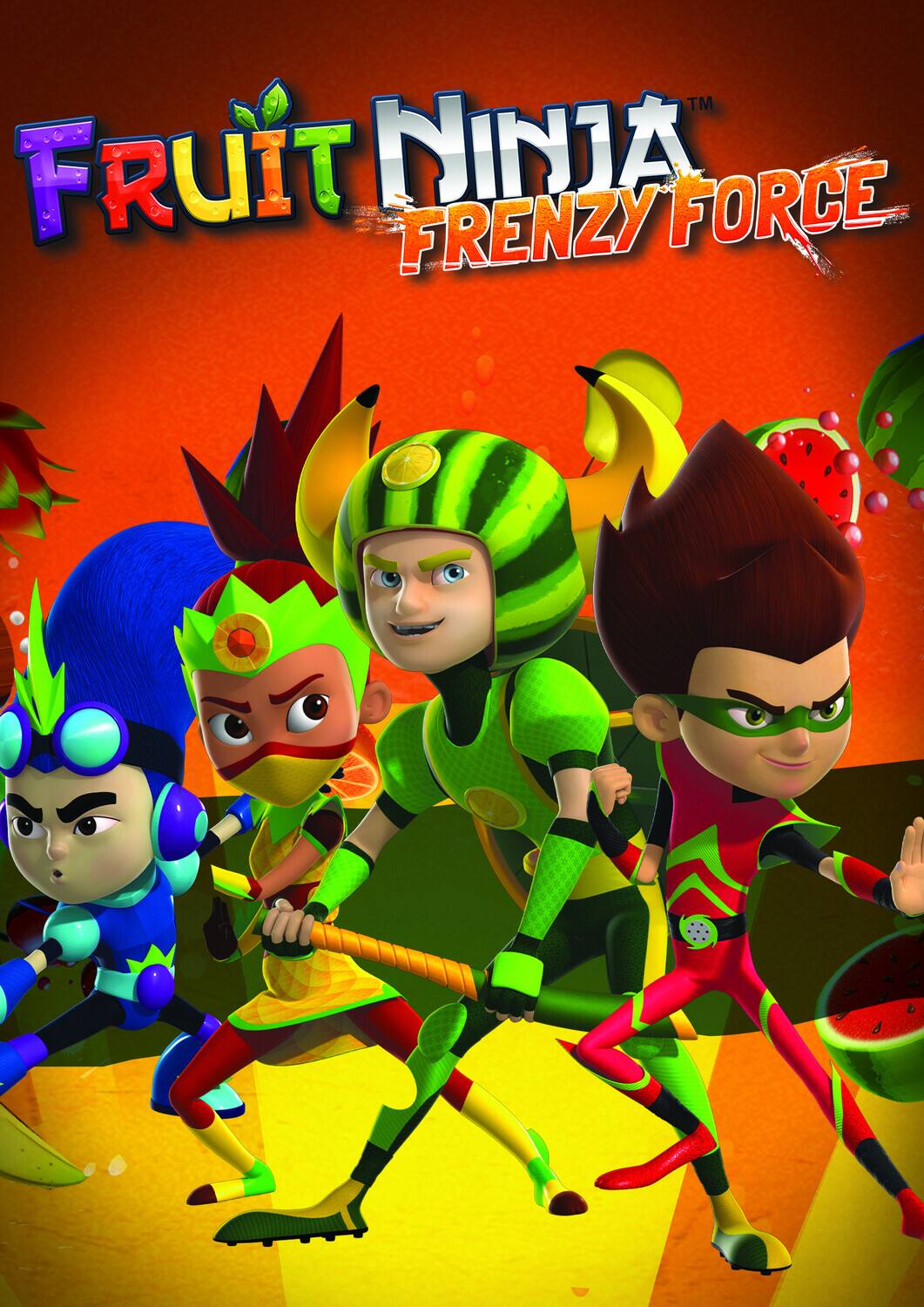 Front. Fruit Ninja: Frenzy Force   - DVD.