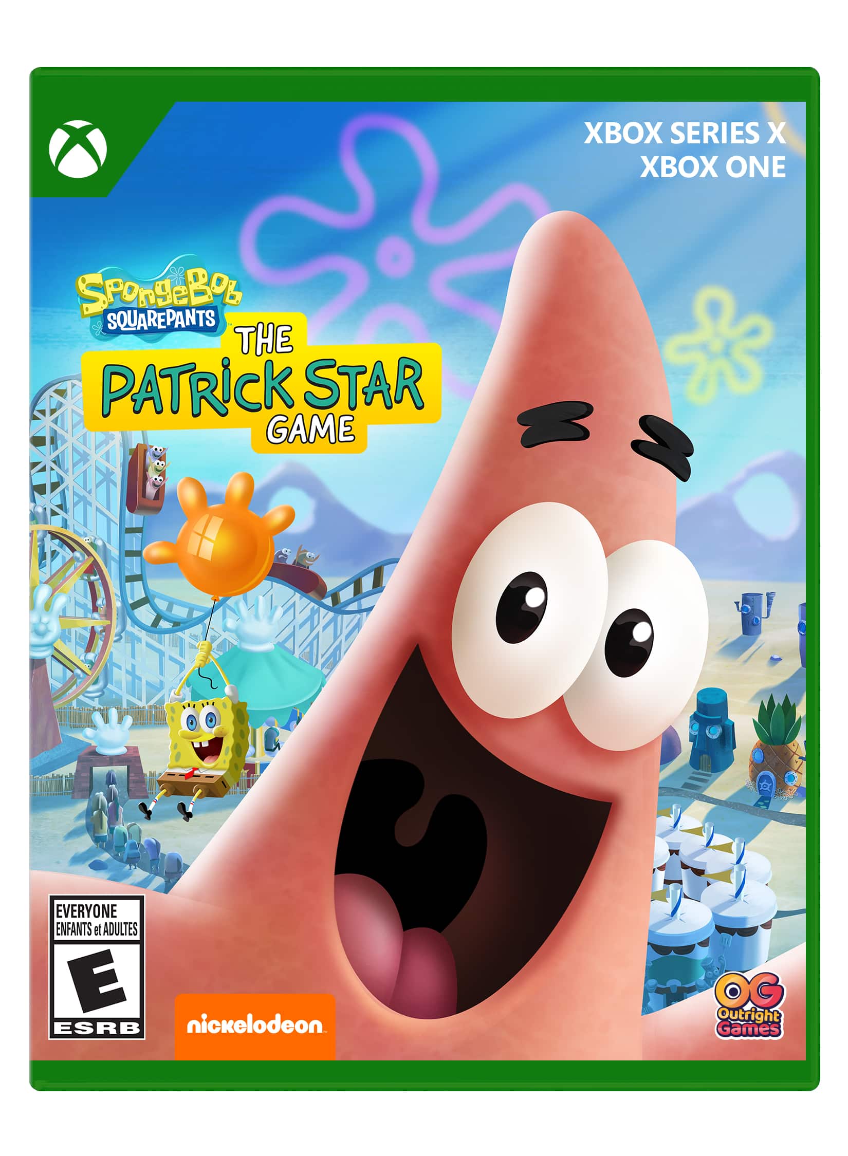 Xbox Series X Xbox One Spongebob Squarepants The Patrick Star Game - Everyone (E) ESRB - Nickelodeon.