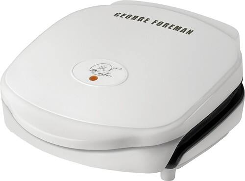 Angle Standard. George Foreman - Super Champ Indoor Grill - White.
