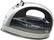 Angle Standard. Panasonic - Concept 360° Freestyle Cordless Steam/Dry Iron - Silver/Clear Gray.