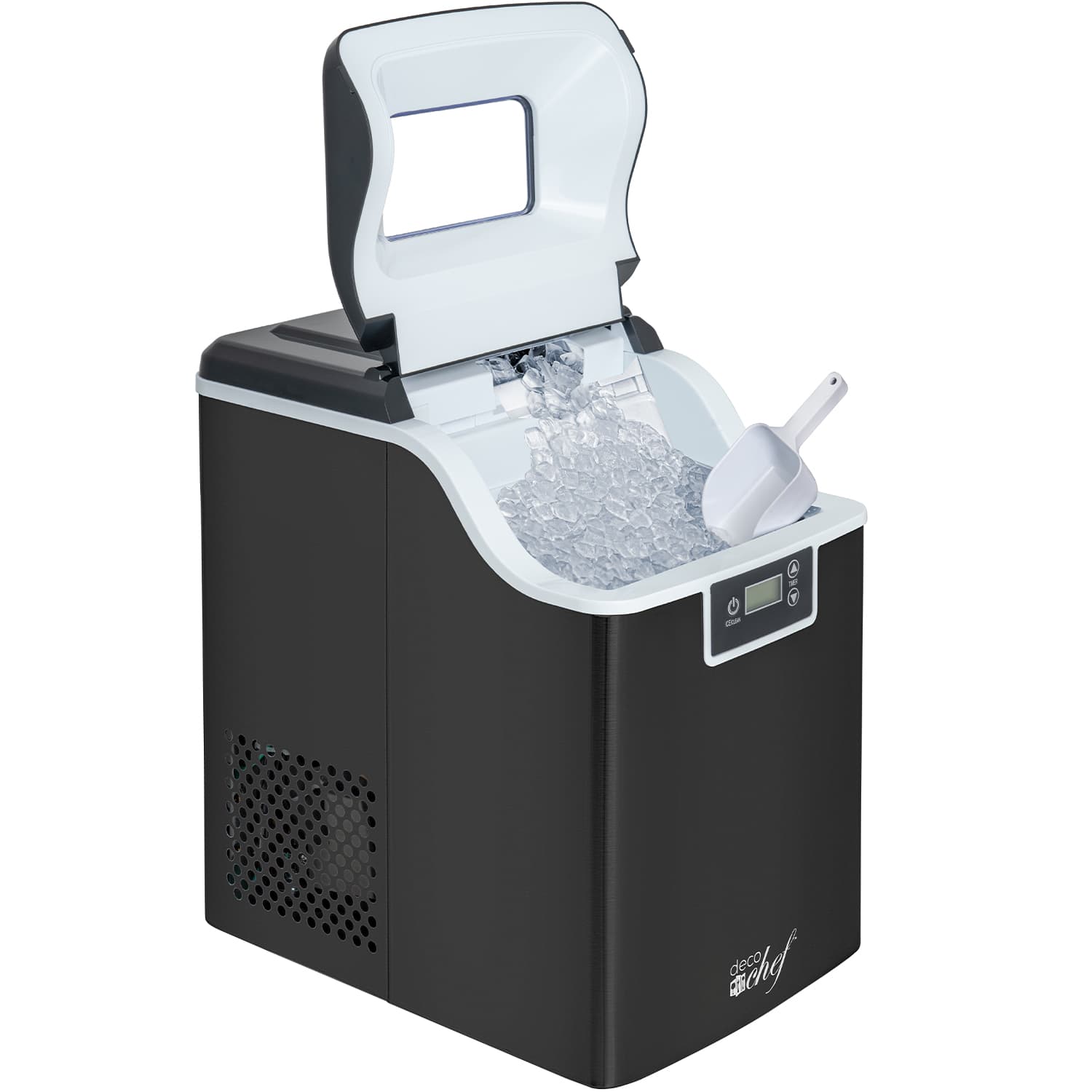 Deco Chef - Countertop Nugget Ice Maker IM44NGBLK - Black