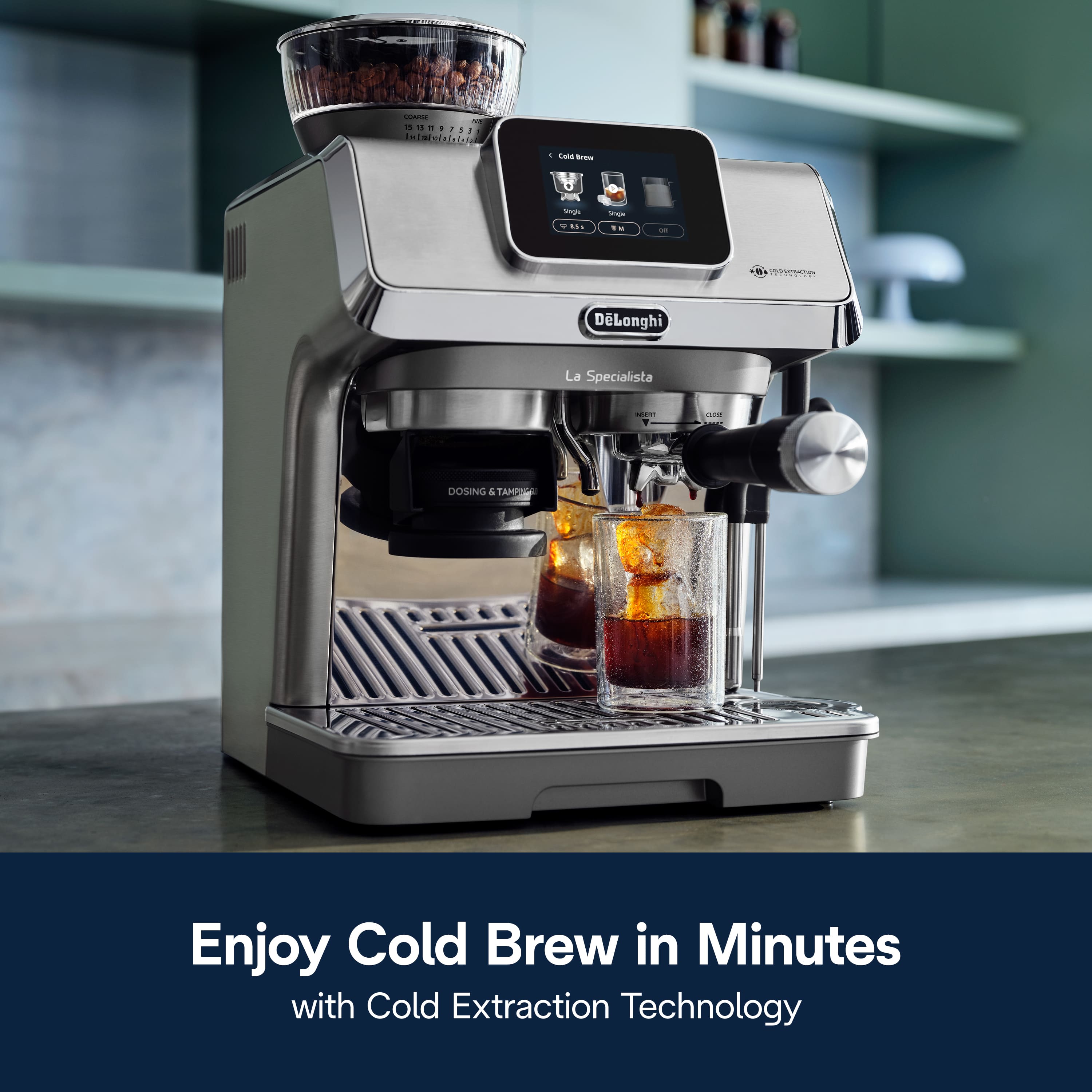 SOARS 1M2 - " - ... 1 1 - NER Intereteistsla - - -mgn imgs - ... : - . Veo0tmo DLonghi La Specialista - o - DOSING & TA Enjoy Cold Brew in Minutes with Cold Extraction Technology