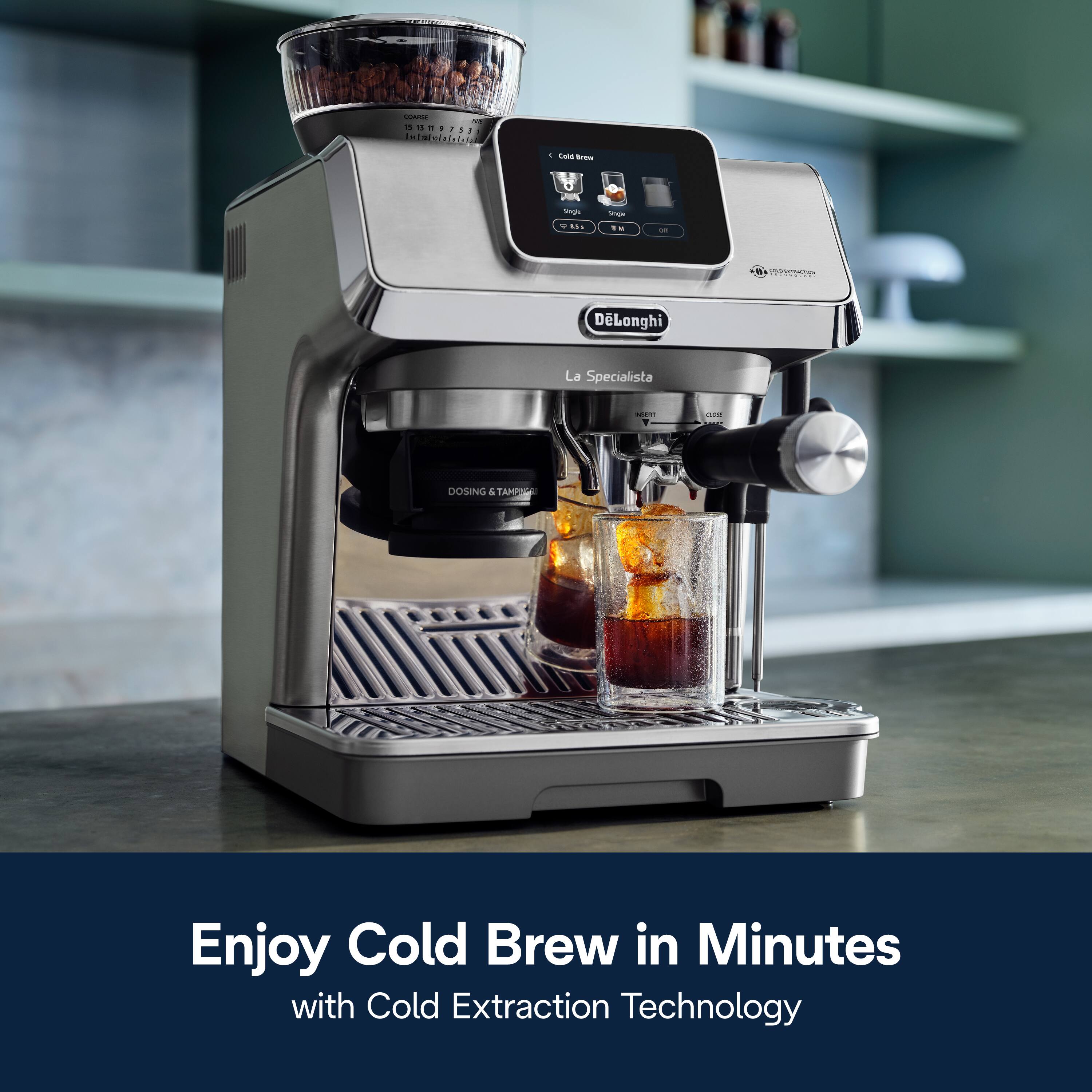 SOARS 1M2 - " - ... 1 1 - NER Intereteistsla - - -mgn imgs - ... : - . Veo0tmo DLonghi La Specialista - o - DOSING & TA Enjoy Cold Brew in Minutes with Cold Extraction Technology