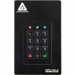 Apricorn - Aegis Fortress 4 TB Solid State Drive - External - USB 3.0