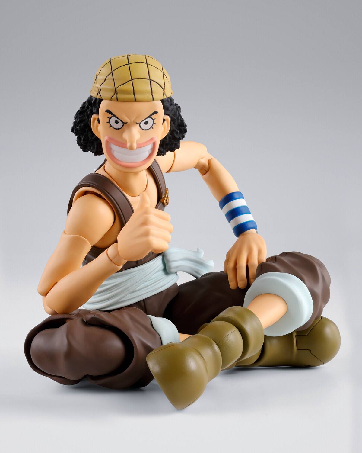 Alt View 3. Bandai - Tamashii Nations - One Piece - S.H.Figuarts - Usopp (Romance Dawn) Action Figure   - COLLECTIBLES - Multicolor.