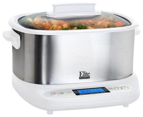 Elite Platinum 4-Quart Pressure Cooker Stainless-Steel  - Best Buy