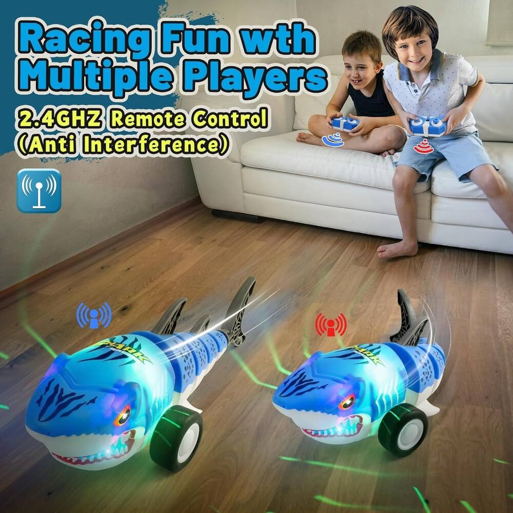 Racing Fun with Multiple Players  
2.4GHZ Remote Control (Anti Interference)
