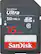 Front. SanDisk - Ultra 16GB SDHC UHS-I Memory Card - Black.