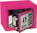 Angle. Honeywell - 0.17 Cu. Ft. Security Safe - Pink.