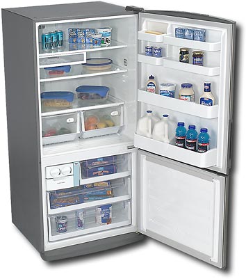 Best Buy: Samsung 20.5 Cu. Ft. Bottom-Mount Refrigerator Stainless ...