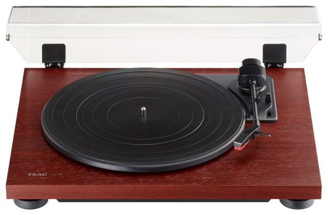 TEAC - TN-100 Turntable - Cherry - Larger Front