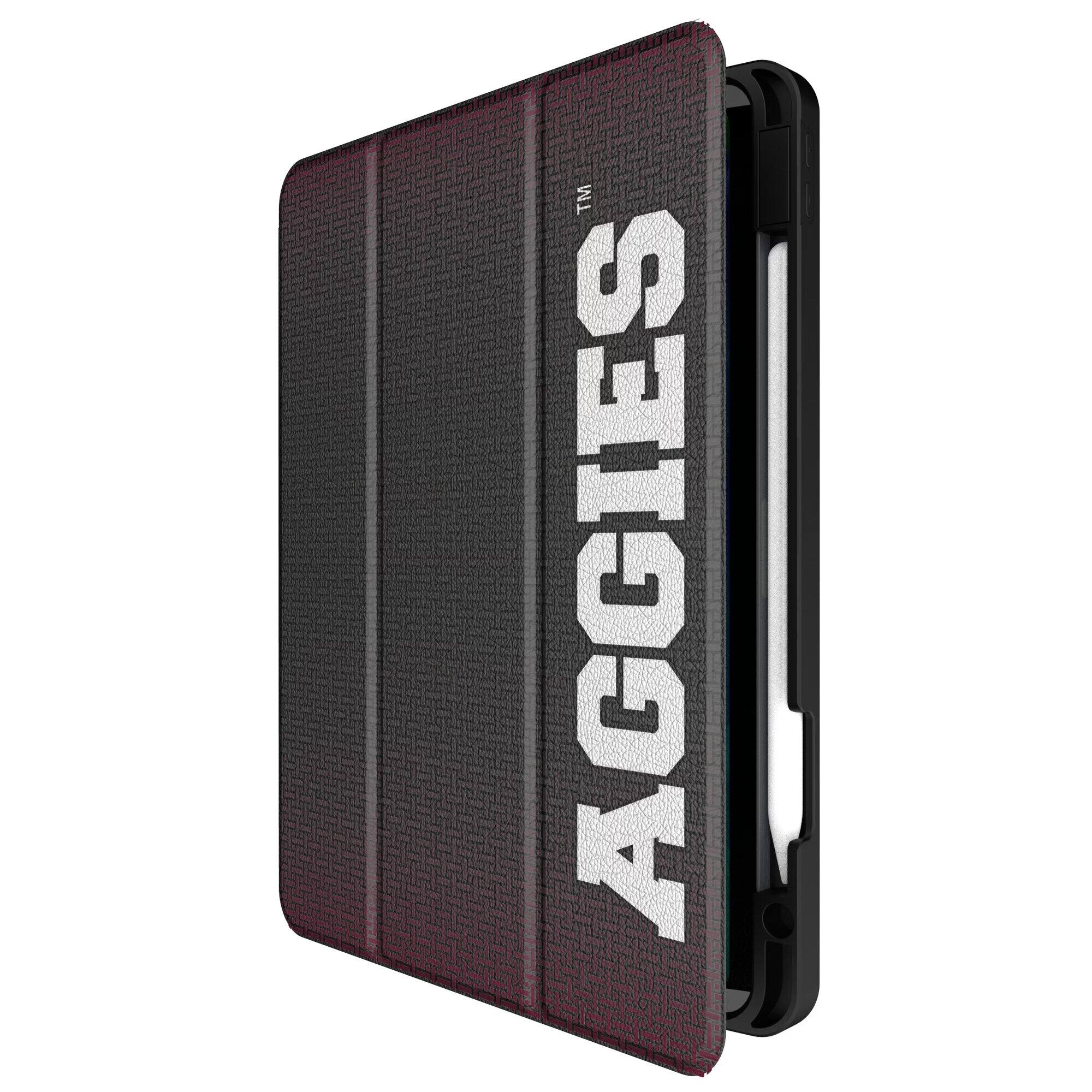 Alt View 1. Keyscaper - Texas A&M Aggies iPad Case - 13in Air M2 - Black.