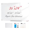 36" x 24"
48" x 32" 72" x 36"
Magnetic Glass Whiteboard