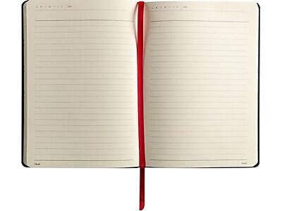 Alt View 4. Denik - Evelynn Blue Vegan Suede Journal, 5.75" x 8.25" - Blue.