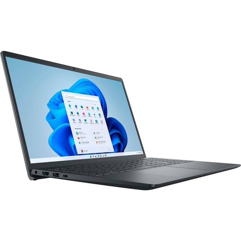 Alt View 4. Dell - Dell - 15.6" FHD Touchscreen Laptop - Intel Core i7 1355U 2023 - 16GB Memory - 512GB Storage - Carbon Black - Black.