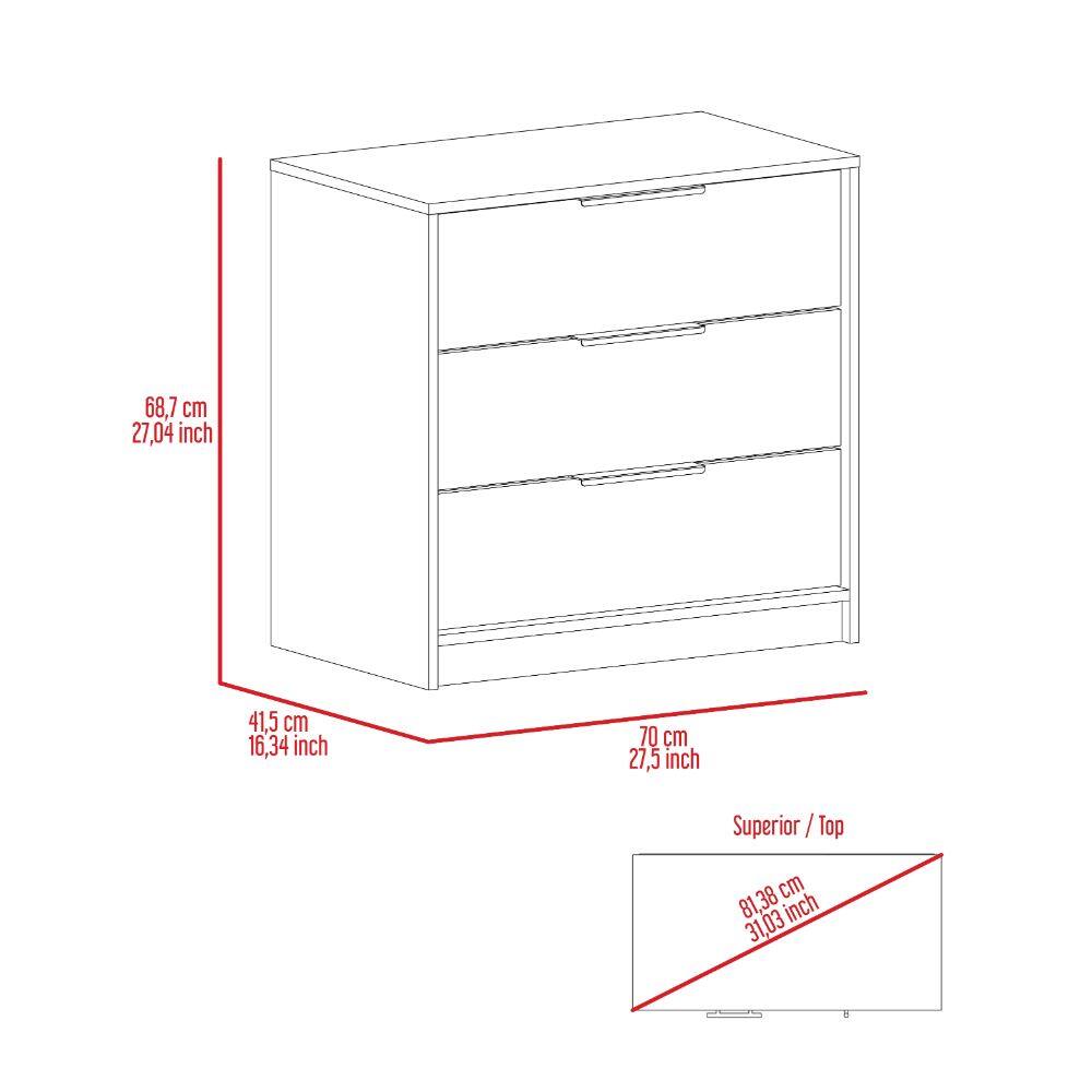 68.7 cm  
27.04 inch  

41.5 cm  
16.34 inch  

70 cm  
27.5 inch  

Superior / Top  
81.38 cm  
31.03 inch