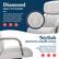 Diamond Quilt Stitching: The elegant diamond quilt stitching along the back and seat cushions offers a tasteful blend of fashion and comfort upholstery.
Stylish Graphite Chrome Finish: Accented with quality graphite chrome, the chair offers a combination of style and practicality.