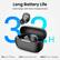 Long Battery Life
Listen longer with fewer charging breaks
TOZO 3
Headphones
7hrs per Charge
32hrs Total with Case
USB-C Fast Charging