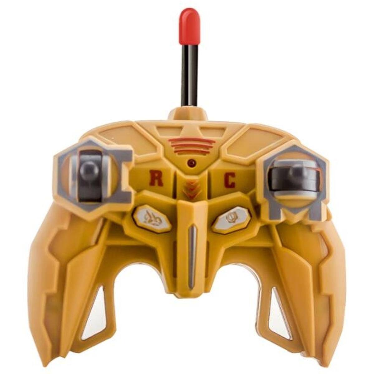 Angle. JuzToys - Remote Control Car, Excavator Construction Truck Toy, 1:30, 5 Channel - Orange.