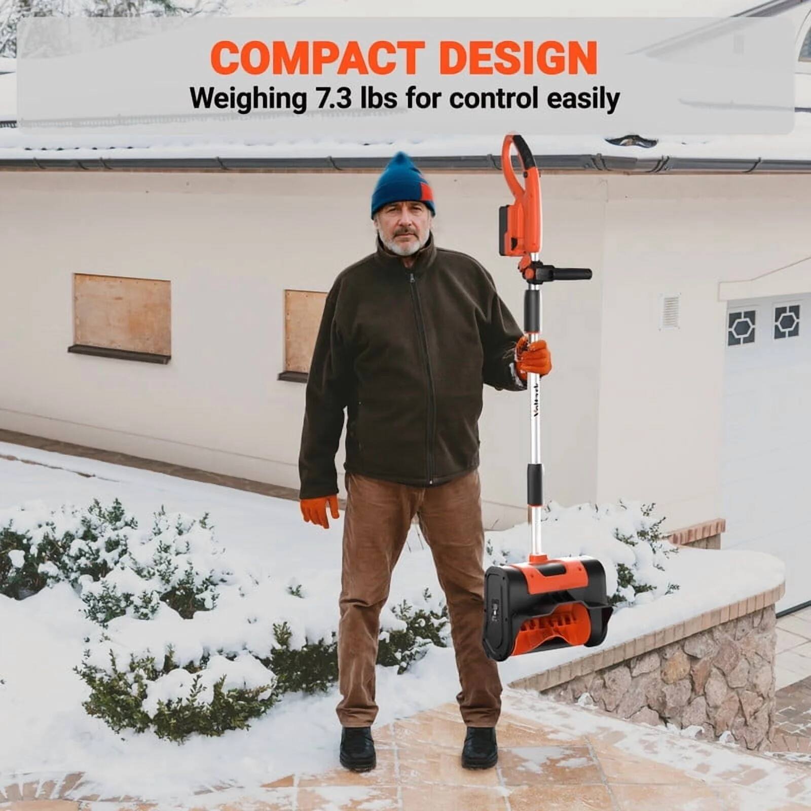 COMPACT DESIGN  
Weighing 7.3 lbs for control easily