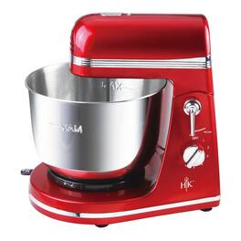 Hell's Kitchen - 3.5L Stainless Steel Stand Mixer with Bowl - Red