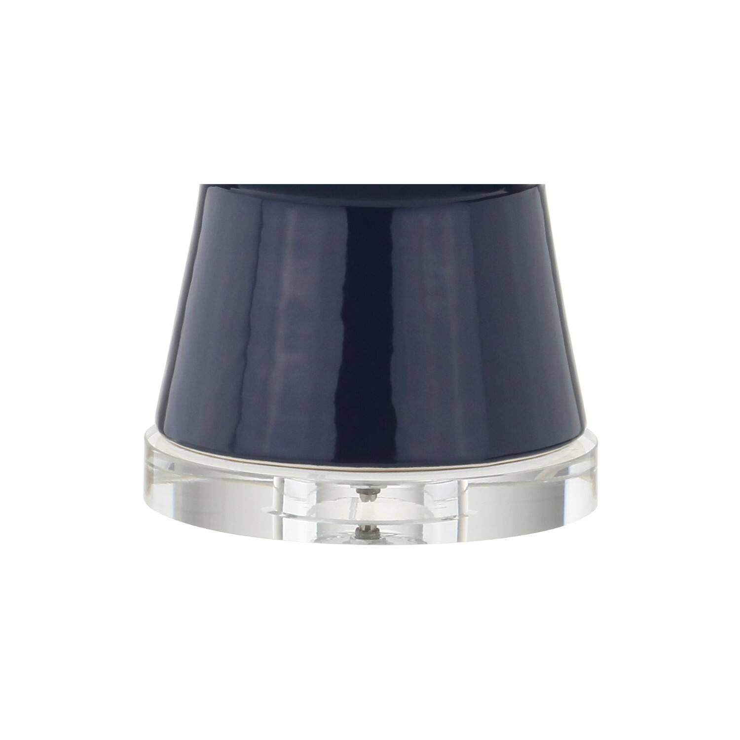 Alt View 7. Jonathan Y - Julia 28.5" Ceramic LED Table Lamp, Navy - Navy.