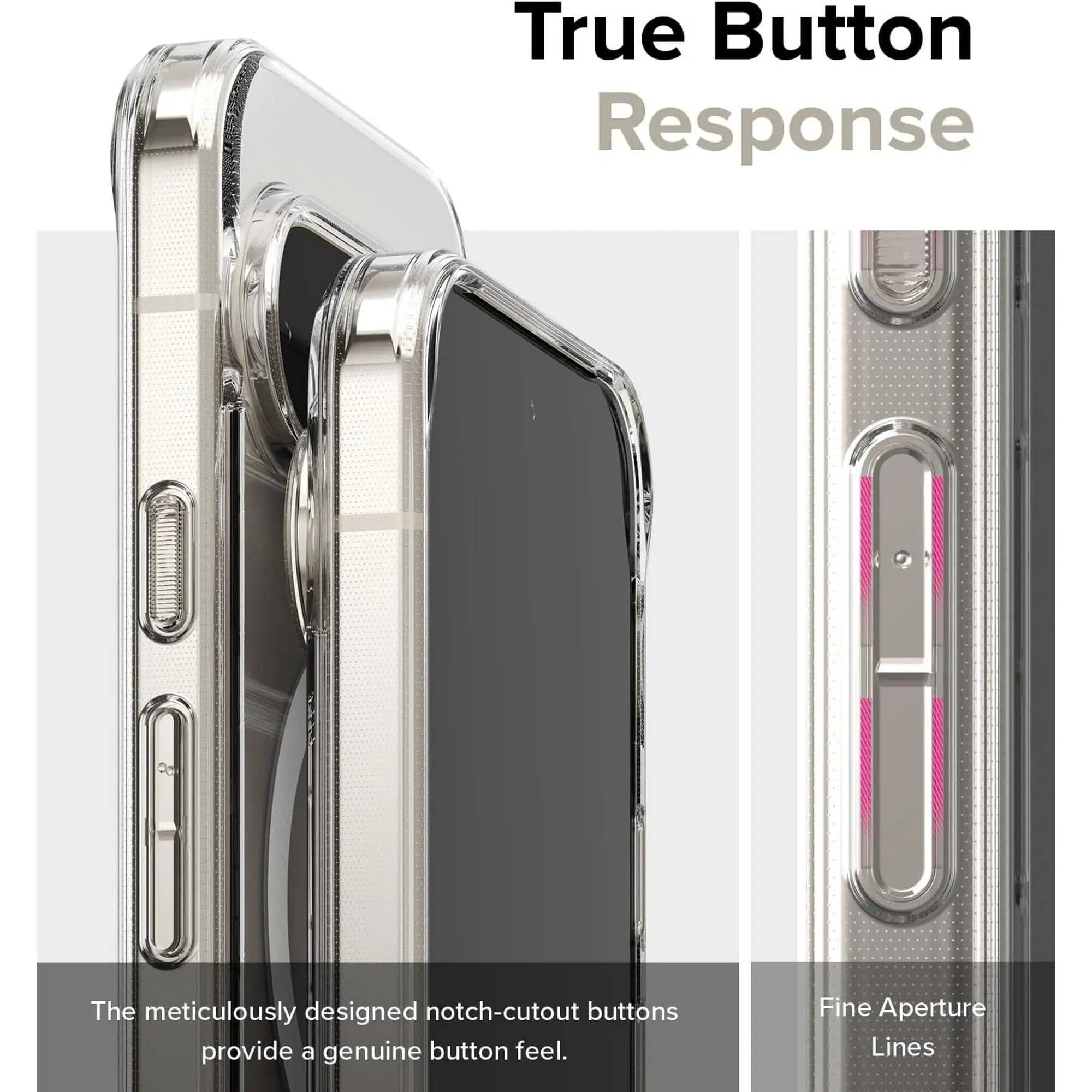 True Button Response

The meticulously designed notch-cutout buttons provide a genuine button feel.

Fine Aperture Lines