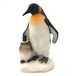 FC Design - 2"H Penguin with Baby Figurine Statue Office Desk Tabletop Home Decor Gift - Multi-Color
