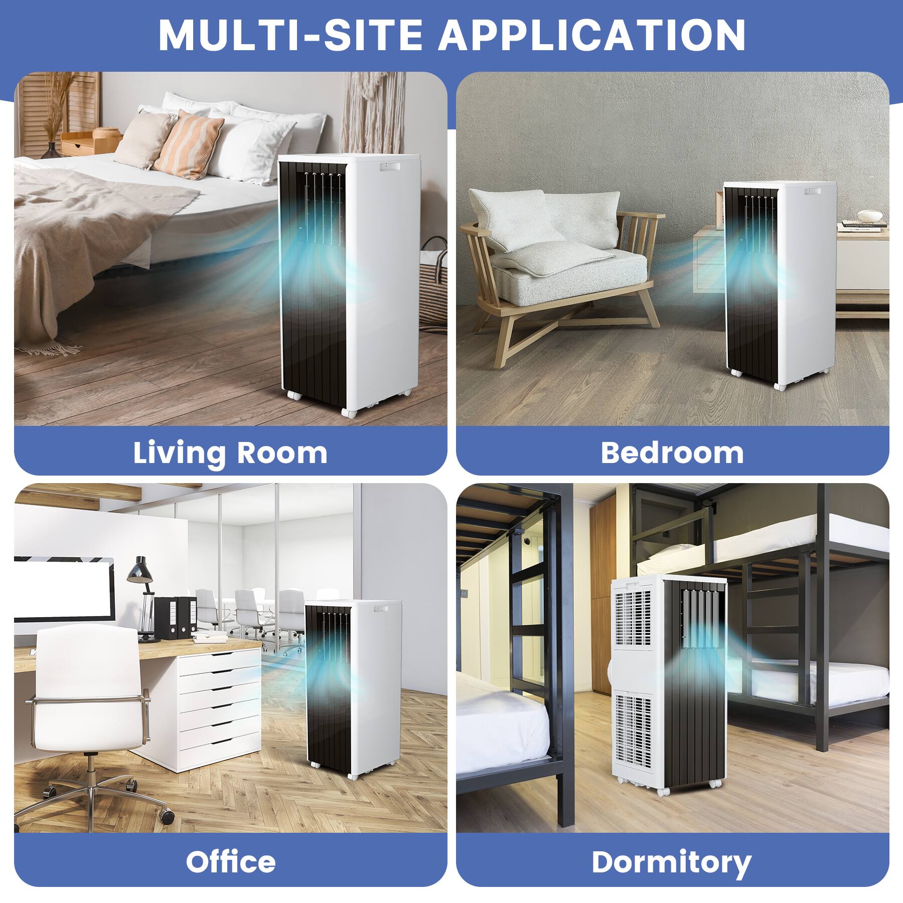 MULTI-SITE APPLICATION

Living Room

Bedroom

Office

Dormitory