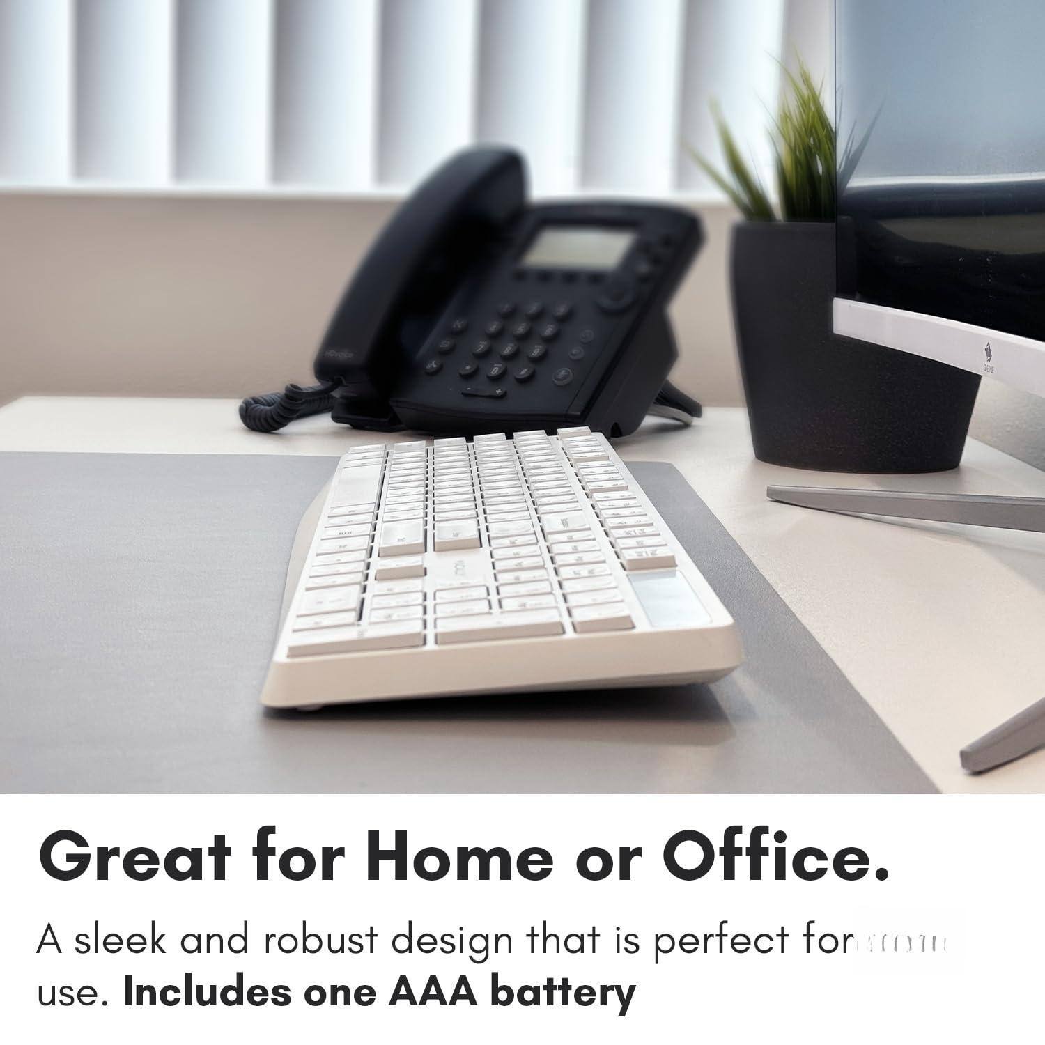 Great for Home or Office.

A sleek and robust design that is perfect for use. Includes one AAA battery.