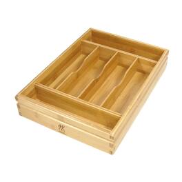 ZWILLING - Bamboo Flatware Storage Tray - Stainless Steel