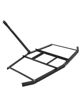 VEVOR - Drag Harrow, 74" Width Tow Behind Drag Harrow, Q235 Steel Driveway Grader with Adjustable Bars & Pin Hitch - Black