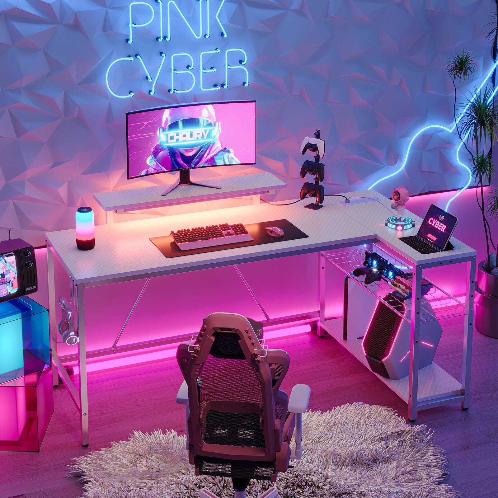 PINK CYBER CHAIR - 1D CYBER -