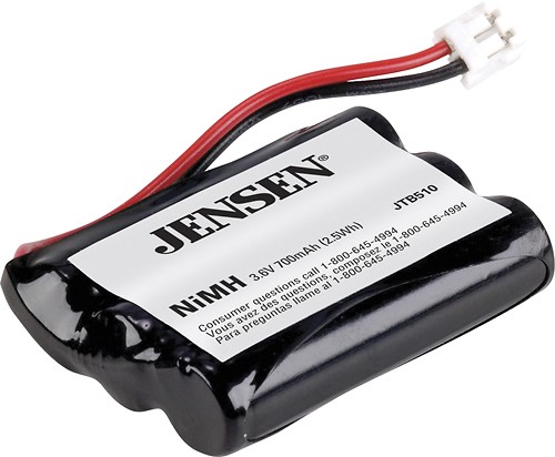  Jensen - Rechargeable Cordless Phone Battery - Black