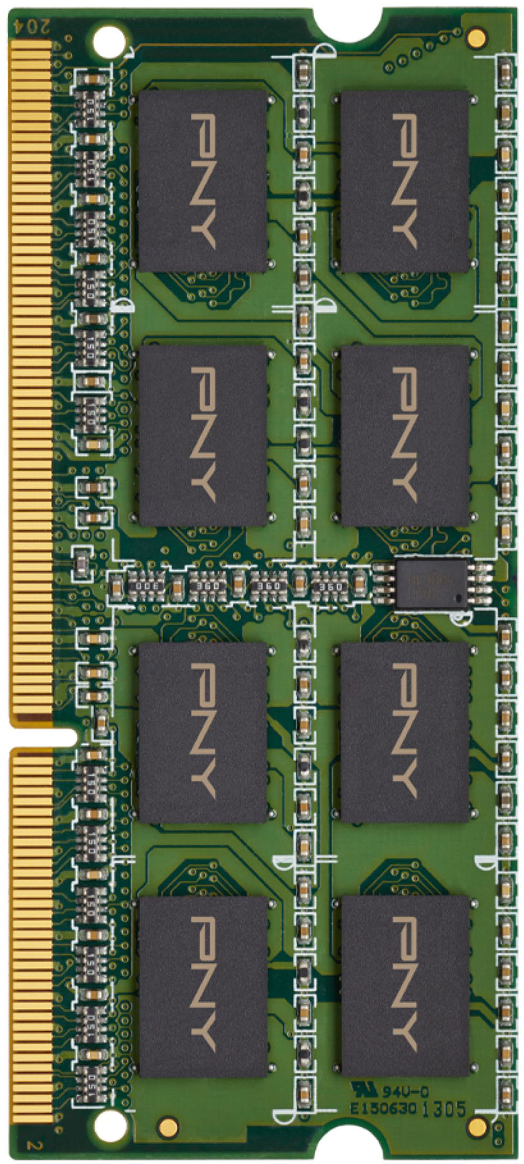 PNY 8GB 1600 MHz DDR3 SoDIMM Laptop Memory Green MN8GSD31600LV - Best