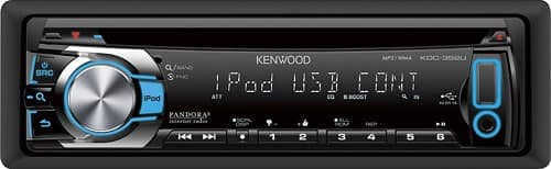 Front Standard. Kenwood - CD - Apple® iPod®-Ready - In-Dash Receiver.